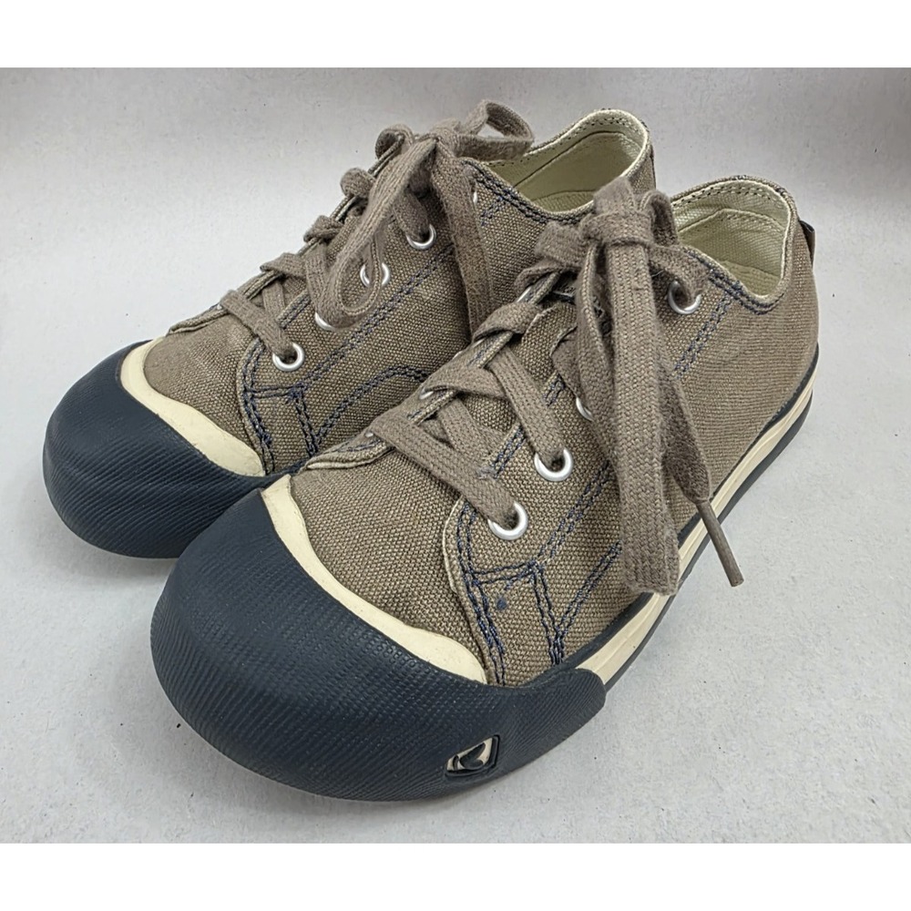 Keen Coronado (Sz Kids) Canvas Sneakers Womens Brown Casual Lace Up Shoes